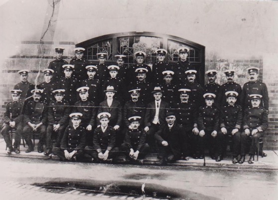 Great Yarmouth Corporation Tramways Gorleston depot staff