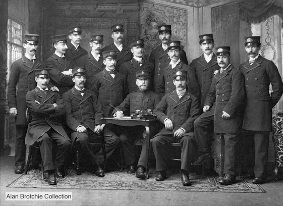 Glasgow Corporation Tramways inspectors 1905