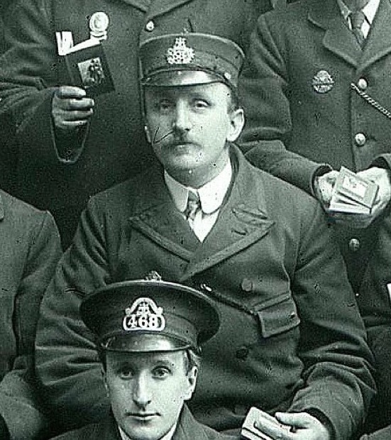 Glasgow Corporation Trmways inspector circa 1910