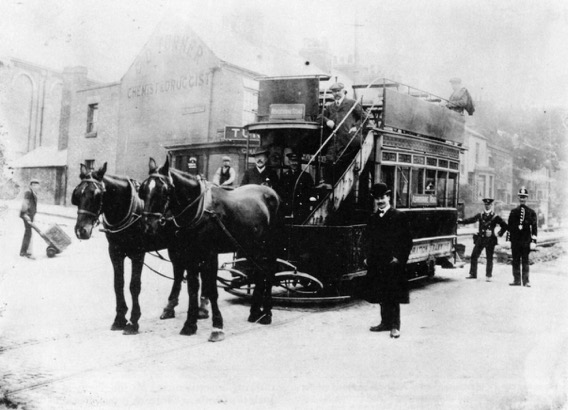 Derby Corporation horse tram 1907