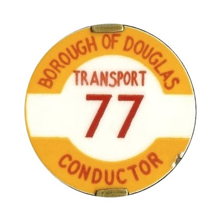 Borough of Douglas tram conductor's licecne 77