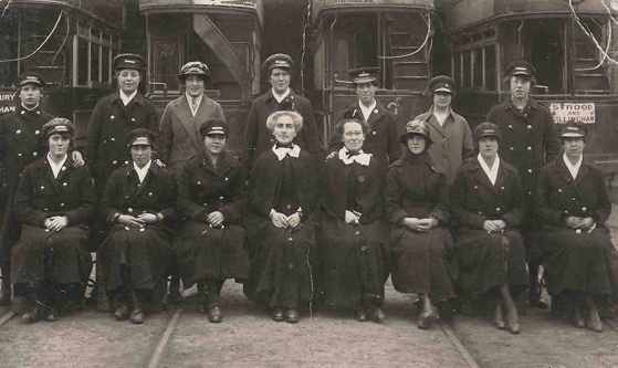 Chatham and District Light Railway Great War conductresses