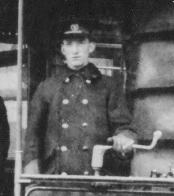 Doncaster Corporation Tramways tram driver Horace Briggs.