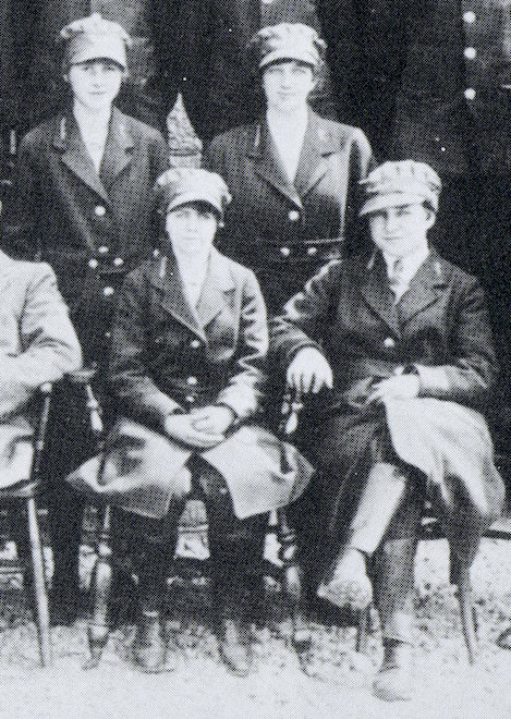 Camborne and Redruth Tramways tram conductresses