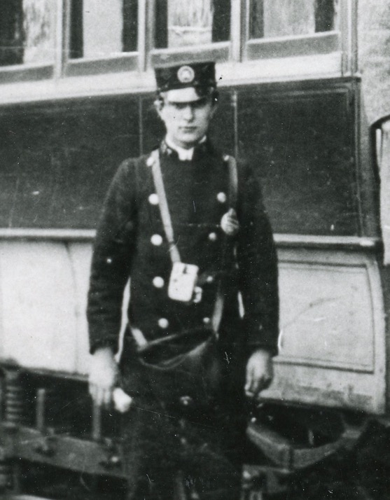 City of Carlisle Electric Tramways conductor 1905