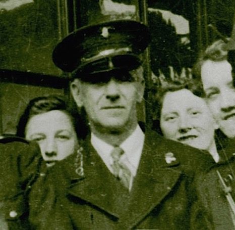 Gateshead and District Tramways second world war conductor