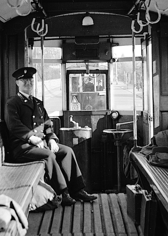 Gateshead and District Tramways Tram driver Tram No 9