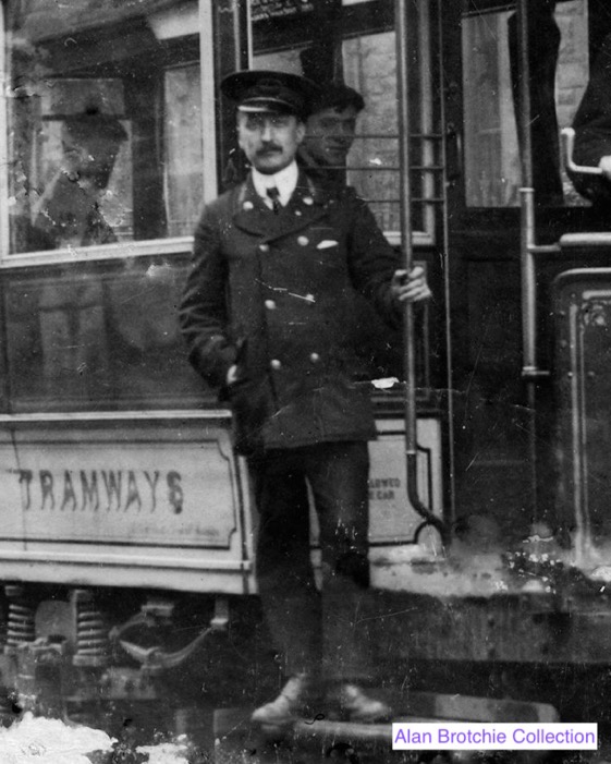 Falkirk and District Tramways inspector Edwardian