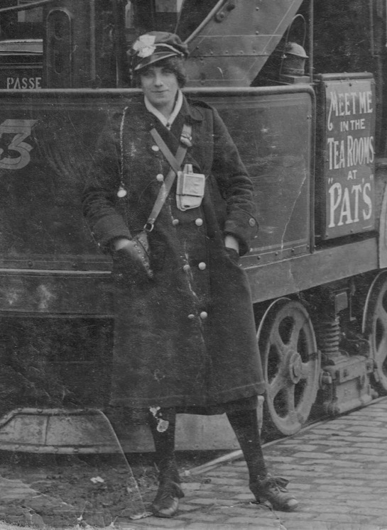 Edinburgh and District Tramways Great War conductress W S Keir
