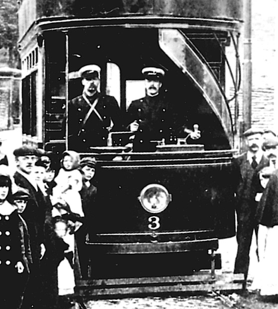 Glossop Tramways Tram No 3 in 1903