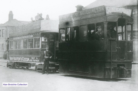 Coventry and District Tramways Falcon Steam Tram and crew