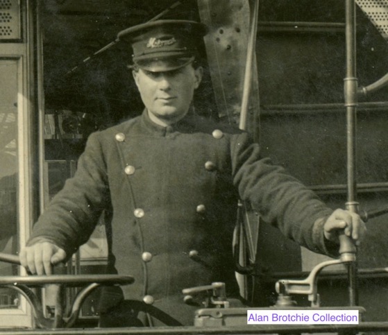 Dunfermline and District Tramways Tram driver