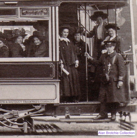 Dunfermline and District Tramways conductor Edwardian