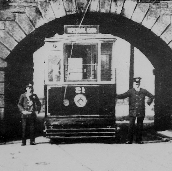 Dearne District Light RailwayTram No 21 crew