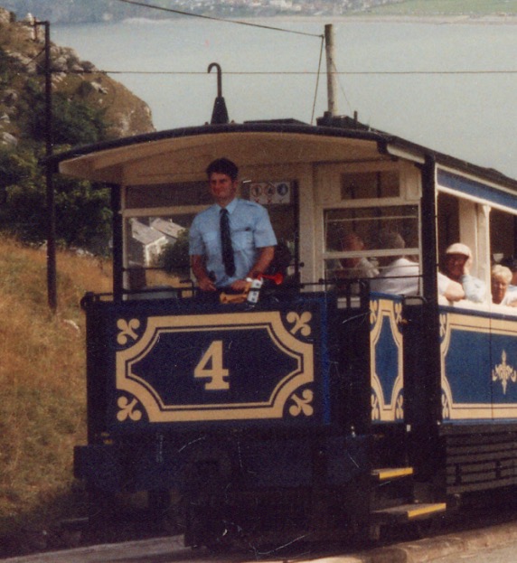 Great Orme Tramways Tram No 4 and driver
