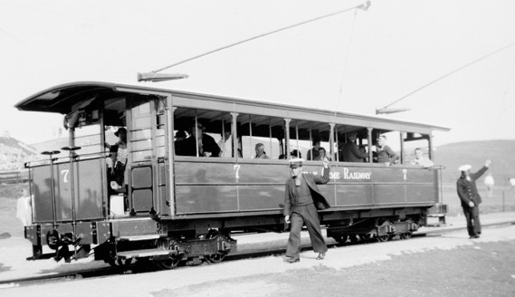 Great Orme Tramway No 7 in 1950s