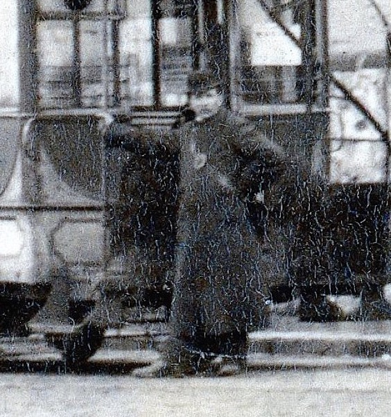 Vale of Clyde Tramways Company Greenock horse tram conductor