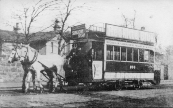 Glasgow Tramways and Omnibus Company Horse Tram No 286