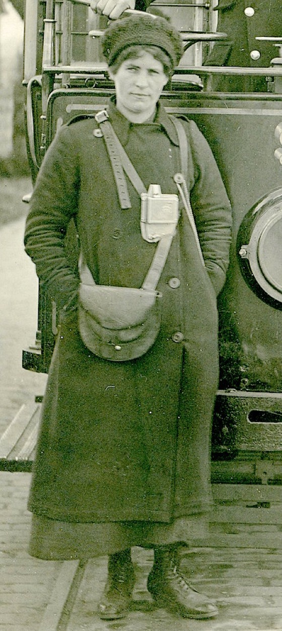 Dumbarton Burgh and County Tramways Great War tram conductress Helen MacKay