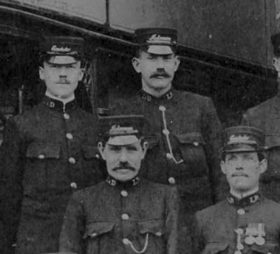 Cheltenham and District Light Railway tram drivers and conductors