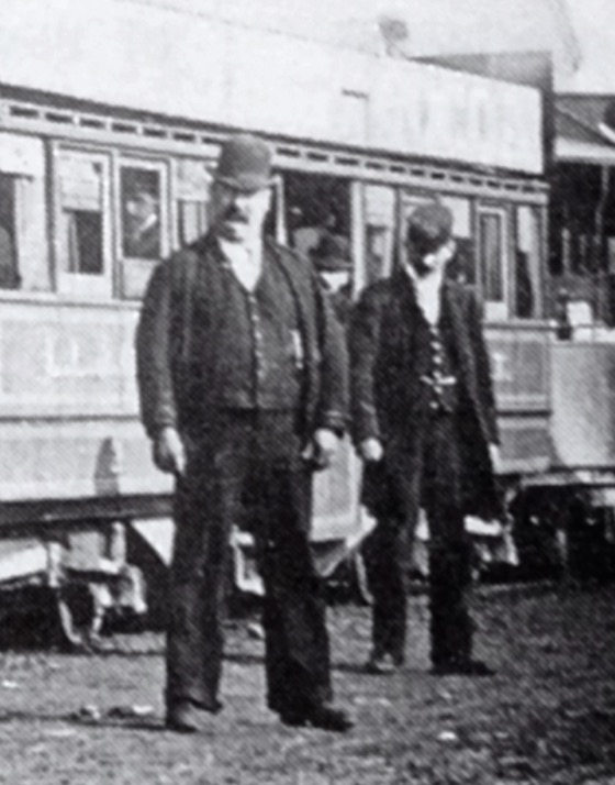 Dublin and Lucan Steam Tramway conductor