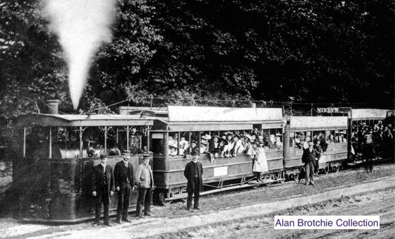 Dublin and Lucan steam tram No 6 Ballydowd 1895