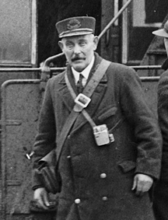 Dublin and Blessington Steam Tramway tram conductor