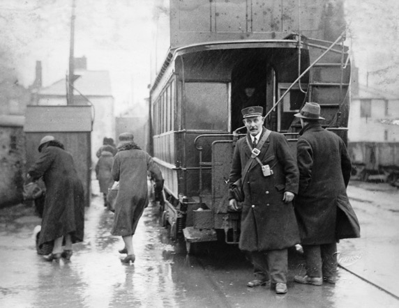 Dublin and Blessington Steam Tramway conductor