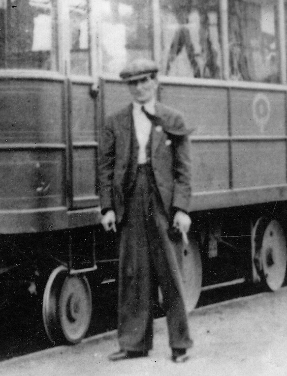 Dublin and Blessing Steam Tramway Drewry petrol railcar driver