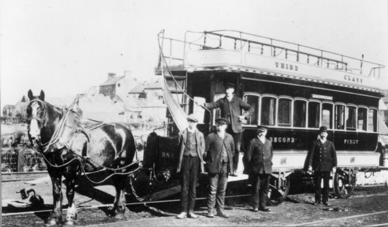Fintona tram in 1914