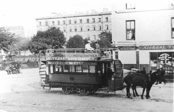 Galway and Salthill Tramway Tram No 3 Eyre Square