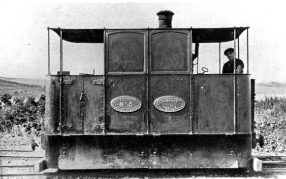 Giant's Causeway Tramway No 3 Dunluce Castle in 1933