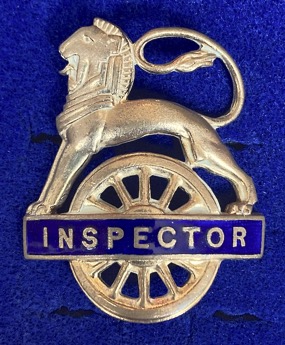 British Railways (Eastern Region) 'Lion over Wheel' inspector's cap badge