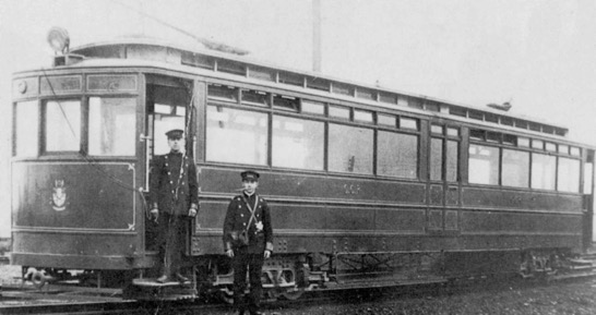 Grimsby and Immingham Electric Railway tram 1912 or 1913