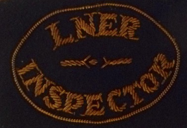 Grimsby and Immingham Electric Railway cloth LNER inspector's badge