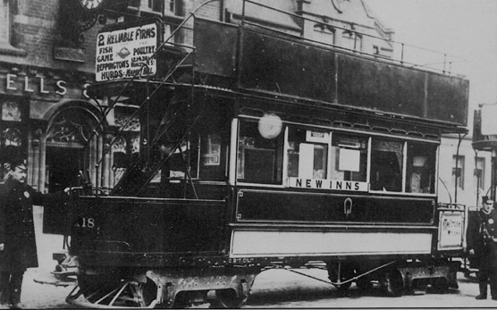 City of Birmingham Tramways Cable Tram No 118 and crew