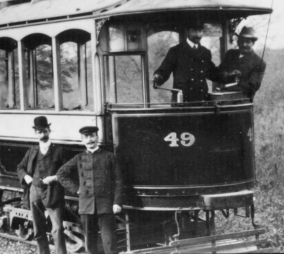 Kinver Light Railway Tramway inspector Alf Horton