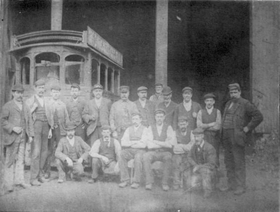 Dudley and Stourbridge tramways Steam Tramways staff photo 1895