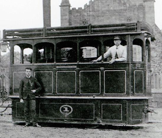 Dudley, Sedgley and Wolverhampton Steam Tramways steam tram No 1