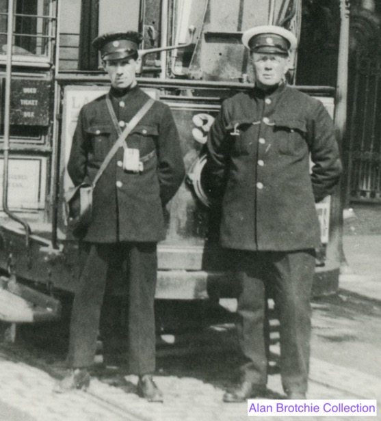 Dundee City Tramways crew 1920s