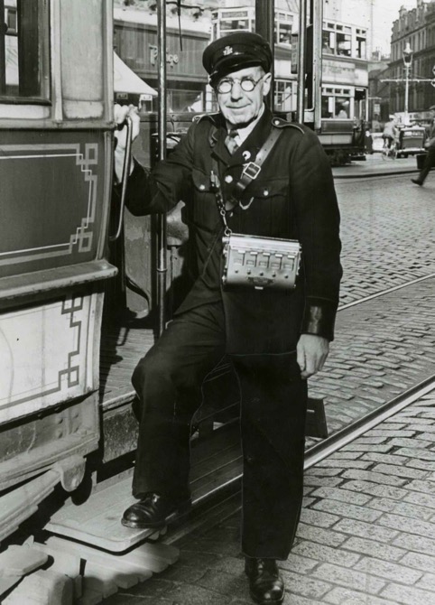 Dundee City Tramways tram conductor George Maxwell