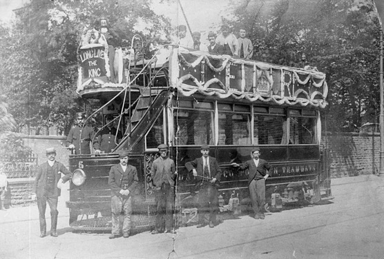 Darwen Corporation Tramways Tram No 5 June 1902