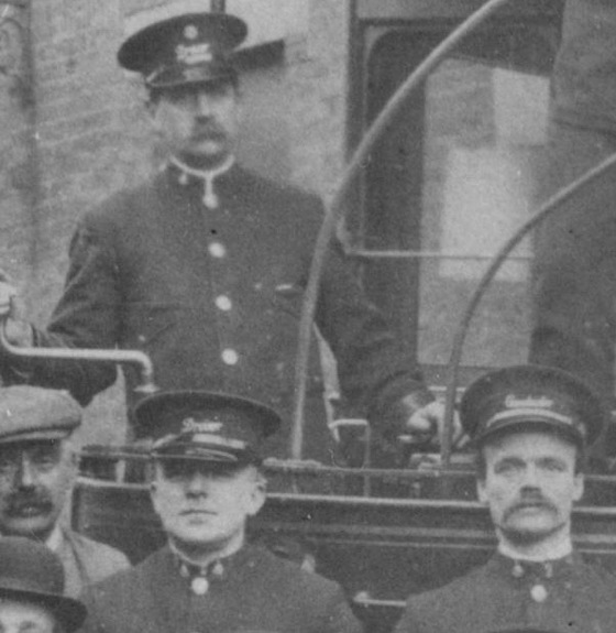 Darwen Corporation Tramways conductors circa 1908