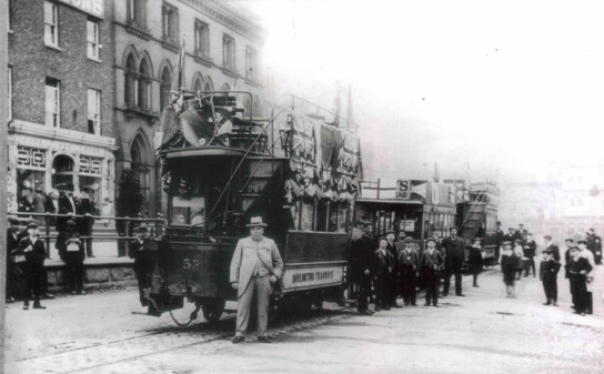 Darlington Tramways 9th August 1902 coronation