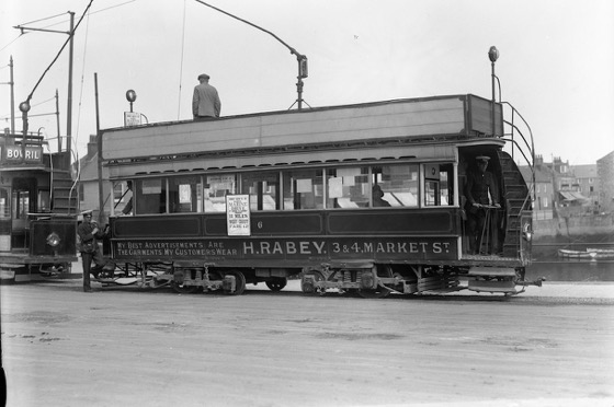 Guernsey Railway Co Tram No 6 at St Sampson's Harbour