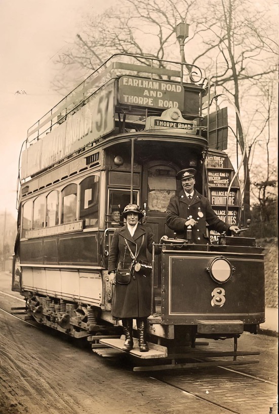 Norwich Electric Tramways Tram No 8 Earlham Road