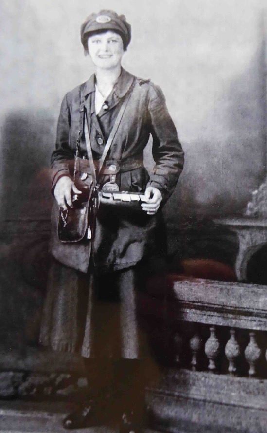 Norwich Electric Tramways Great War tram conductress