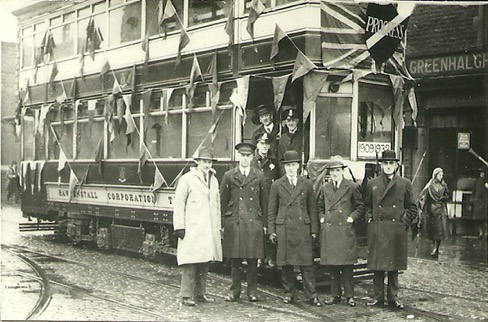 Rawtenstall Corporation Tramways inspector 1932