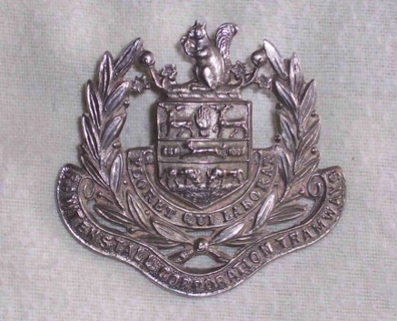 Rawtenstall Corporation Tramways cap badge