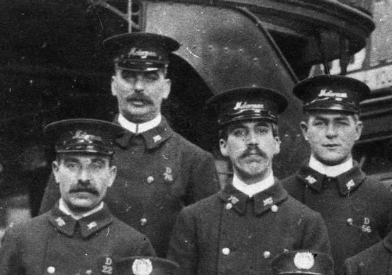 Nottingham Corporation Tramways tram drivers